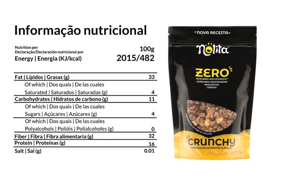 Knusprige Granola mit Haselnüssen (NEU) 8oz | 227g-detalle