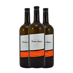 Cuatro Rayas Verdejo Rueda Botella Magnum 1,5 L Vino Blanco (Caja de 3 unidades)