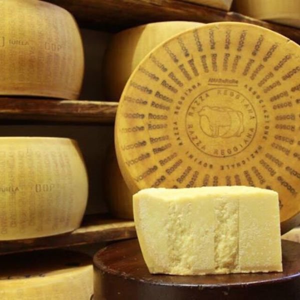 Bûche de fromage Parmigiano Reggiano à la truffe noire-trasera