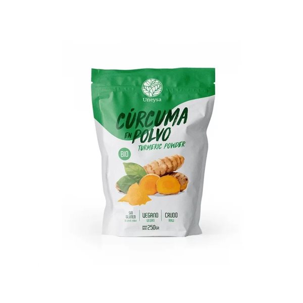 Curcuma en poudre Bio 250g Uneysa-detalle