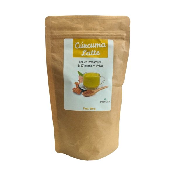Curcuma latte Bio 200g Dream Foods-lateral