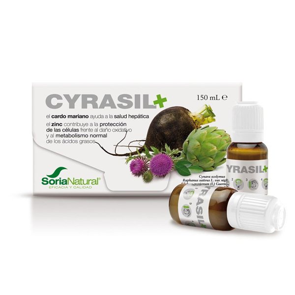 Cyrasil plus+ 15 viales x 10ml Soria Natural-detalle