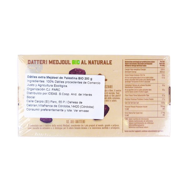 Dattes entières Medjoul de Palestine BIO 200 g (FROID)-detalle