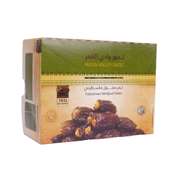 Dátiles Medjoul Palest. BIO 1k-lateral