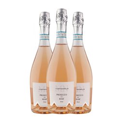 De Angeli Musti Nobilis Brut Prosecco Rosé — Rosado 75 cl Espumoso Rosado (Caja de 3 unidades)