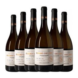 Del Saz Álvaro Chardonnay La Mancha Barrica 75 cl Vino Blanco (Caja de 6 unidades)
