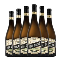 Del Saz Vidal La Mancha 75 cl Vino Blanco (Caja de 6 unidades)