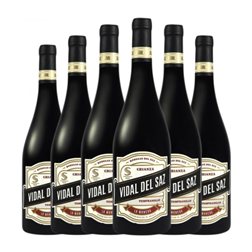 Del Saz Vidal Tempranillo La Mancha Crianza 75 cl Vino Tinto (Caja de 6 unidades)