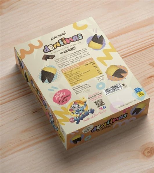 "Dentinas" se traduce al inglés como "dentin."-lateral