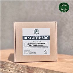 DESCAFEINADO - Caja 400 cápsulas compostables de café  sostenible.
