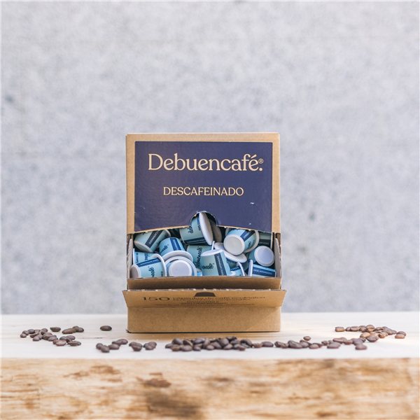 DÉCAFÉINÉ | Capsules compostables | Compatibles avec Nespresso® | 150 capsules de café durable-izquierda