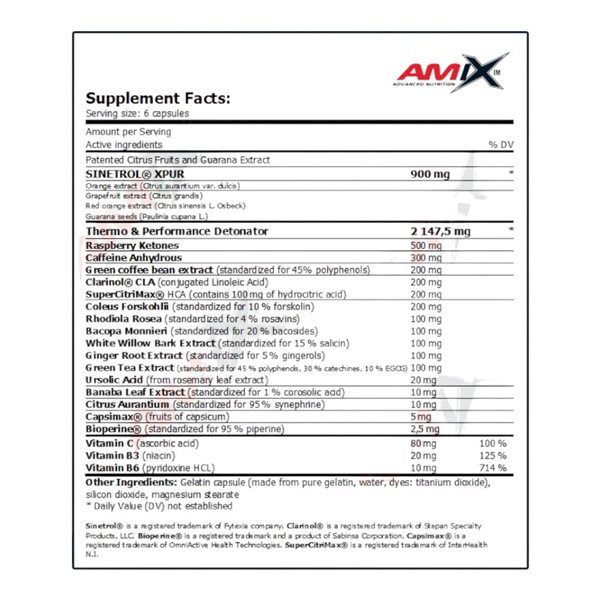 Detonatrol 30 Caps-detalle