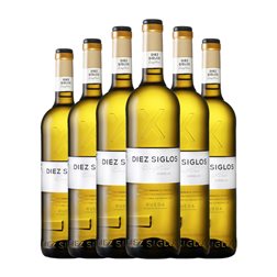 Diez Siglos Verdejo Rueda 75 cl Vino Blanco (Caja de 6 unidades)