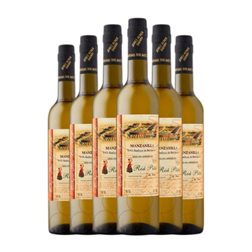 Dios Baco Riá Pitá Palomino Fino Manzanilla-Sanlúcar de Barrameda Botella Medium 50 cl Vino Generoso Fortificado (Caja de 6 unidades)