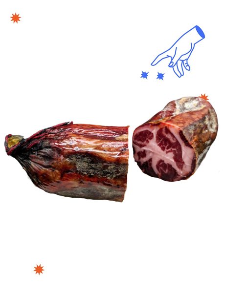 Divina Coppa Loncheada | Coppa de Bellota 100% Ibérica | 10 sobres de 50 g-lateral