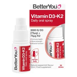 DLux+ Vitamin D+K2 Daily Oral Spray 12 Ml