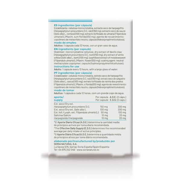 Dologen 16-C Formel XXI 30 Kapseln Soria Natural-trasera