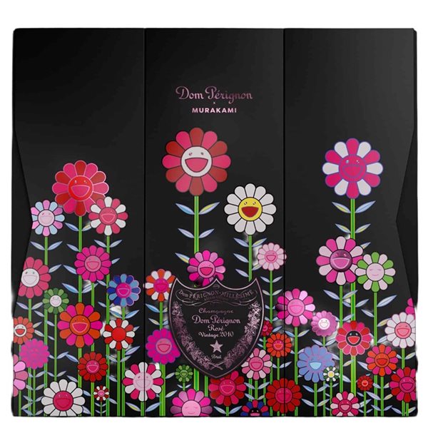 Dom Perignon Rose Vintage 2010 Limited Edition by Murakami-detalle
