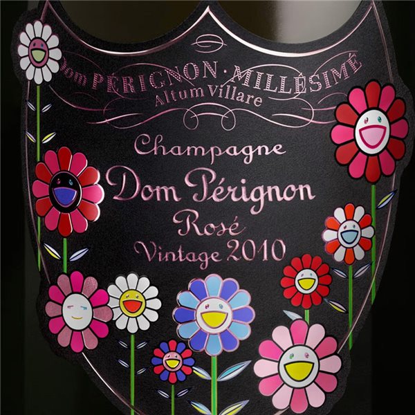 Dom Perignon Rose Vintage 2010 Limited Edition by Murakami-lateral