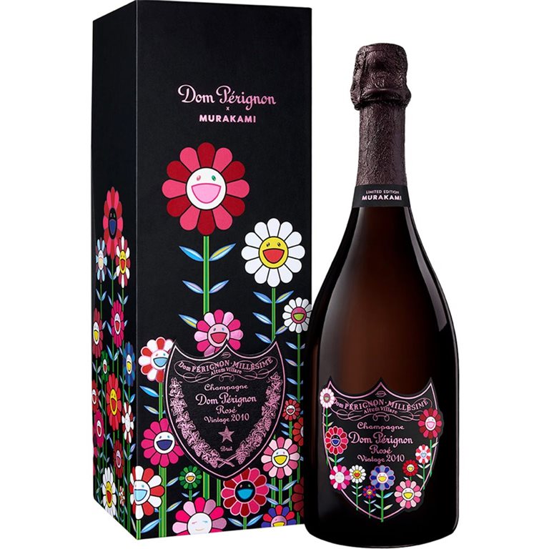 Dom Perignon Rose Vintage 2010 Limited Edition by Murakami of