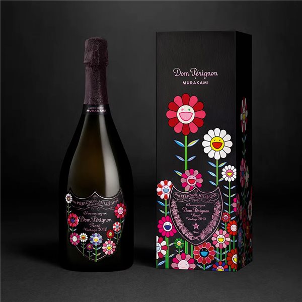 Dom Perignon Rose Vintage 2010 Limited Edition by Murakami-trasera