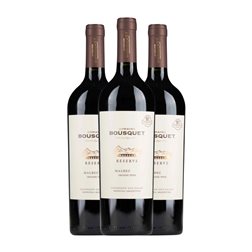 Domaine Bousquet Malbec Trocken — Seco Valle de Uco Reserva 75 cl Vino Tinto (Caja de 3 unidades)
