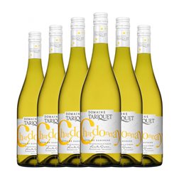 Domaine du Tariquet Chardonnay Trocken — Seco Vin de Pays Côtes de Gascogne 75 cl Vino Blanco (Caja de 6 unidades)