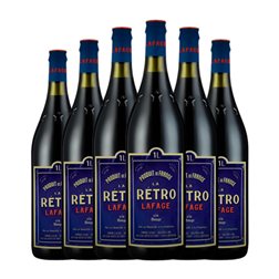 Domaine Lafage La Retro Vin de Pays Côtes Catalanes 1 L Vino Tinto (Caja de 6 unidades)