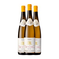 Domaine Léon Boesch Le Coq Pinot Gris Alsace 75 cl Vino Blanco (Caja de 3 unidades)
