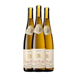 Domaine Léon Boesch Les Fous Gewürztraminer Alsace 75 cl Vino Blanco (Caja de 3 unidades)