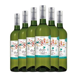 Domaine Pugibet Born to be free 75 cl Sin Alcohol Vino Blanco (Caja de 6 unidades)