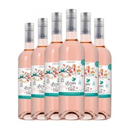Domaine Pugibet Born to be free Rosé — Rosado 75 cl Sin Alcohol Vino Rosado (Caja de 6 unidades)