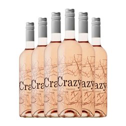 Domaine Tropez Crazy Trocken — Seco Côtes de Provence Rosé — Rosado 75 cl Vino Rosado (Caja de 6 unidades)
