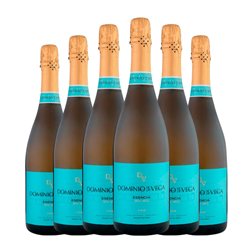 Dominio de la Vega Esencia Macabeo Semiseco Cava Blue — Edición Azul 75 cl Espumoso Blanco (Caja de 6 unidades)