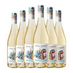 Don Simón Sauvignon La Mancha Nature 75 cl Vino Blanco (Caja de 6 unidades)