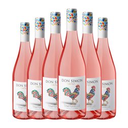 Don Simón Tempranillo La Mancha Nature 75 cl Vino Rosado (Caja de 6 unidades)