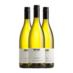 Dr. Heger Oktav Pinot Blanco Trocken — Seco Baden 75 cl Vino Blanco (Caja de 3 unidades)