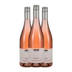 Dr. Heger Oktav Pinot Negro Trocken — Seco Baden Rosé — Rosado 75 cl Vino Rosado (Caja de 3 unidades)