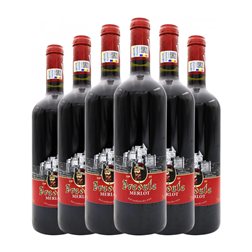 Drácula Merlot 75 cl Vino Tinto (Caja de 6 unidades)