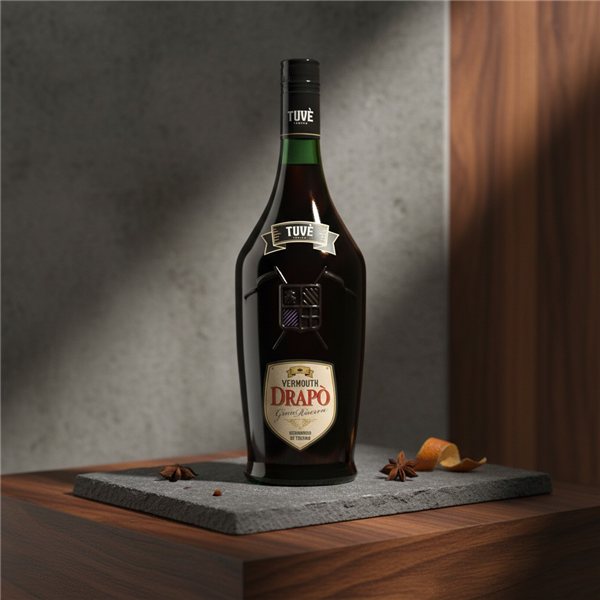 Drapò Vermouth Gran Reserva.-lateral