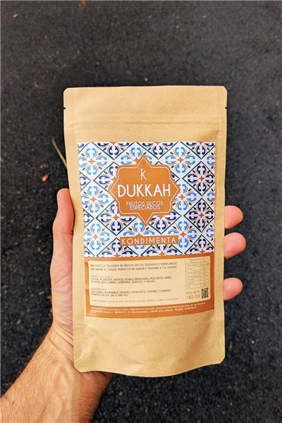 Dukkah kraft 180gr-detalle