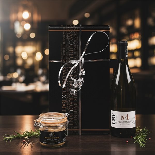 Caja de regalo dúo gourmet-detalle