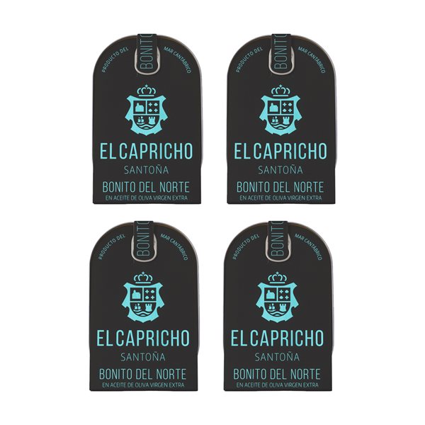 EL CAPRICHO, Santoña, Thunfischfilets in nativem Olivenöl, Gewicht: 210 g netto, 155 g abgetropft.-detalle