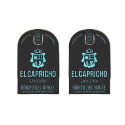 EL CAPRICHO, Santoña, Thunfischfilets in nativem Olivenöl, Gewicht: 210 g netto, 155 g abgetropft.