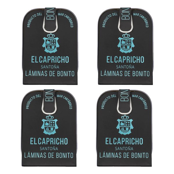 EL CAPRICHO, Santoña, Ventresca de Bonito del Norte en Aceite de Girasol, Peso: 110 g Neto, 80 g Escurrido-detalle