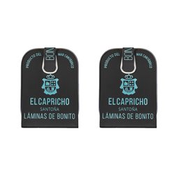 EL CAPRICHO, Santoña, Ventresca de Bonito del Norte en Aceite de Girasol, Peso: 110 g Neto, 80 g Escurrido