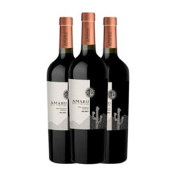 El Esteco Amaru Malbec 75 cl Vino Tinto (Caja de 3 unidades)