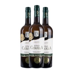 El Monte Cebolla Pedro Ximénez Montilla-Moriles Fino 75 cl Vino Generoso Fortificado (Caja de 3 unidades)