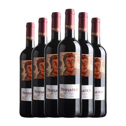 El Mosaico de Baco Tempranillo Seco Ribera del Duero Roble 75 cl Vino Tinto (Caja de 6 unidades)