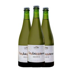 El Piraña Tarbissana Palomino Fino Ancestral 75 cl Vino Blanco (Caja de 3 unidades)
